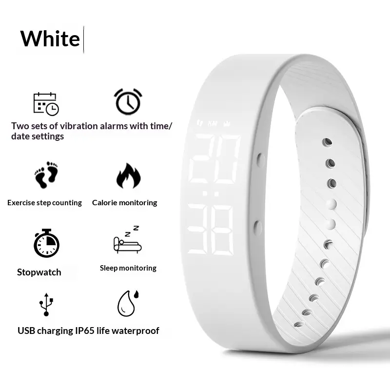 Childrens Watch, Boys Waterproof Vibrating Alarm Bracelet, Girls Style