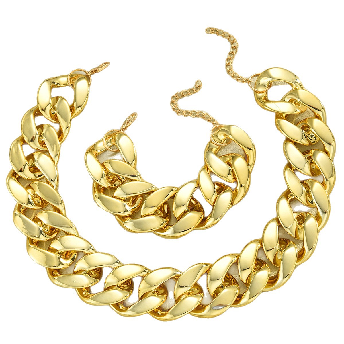 Women Chunky Link Jewellery Set