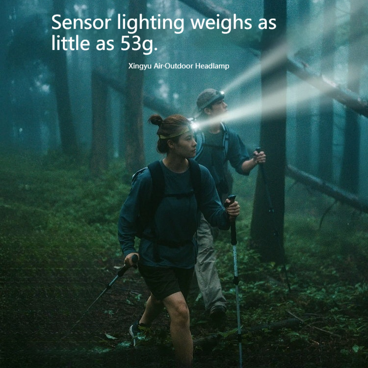 Outdoor Hiking Headlamp With Long Battery Life And Waterproofing