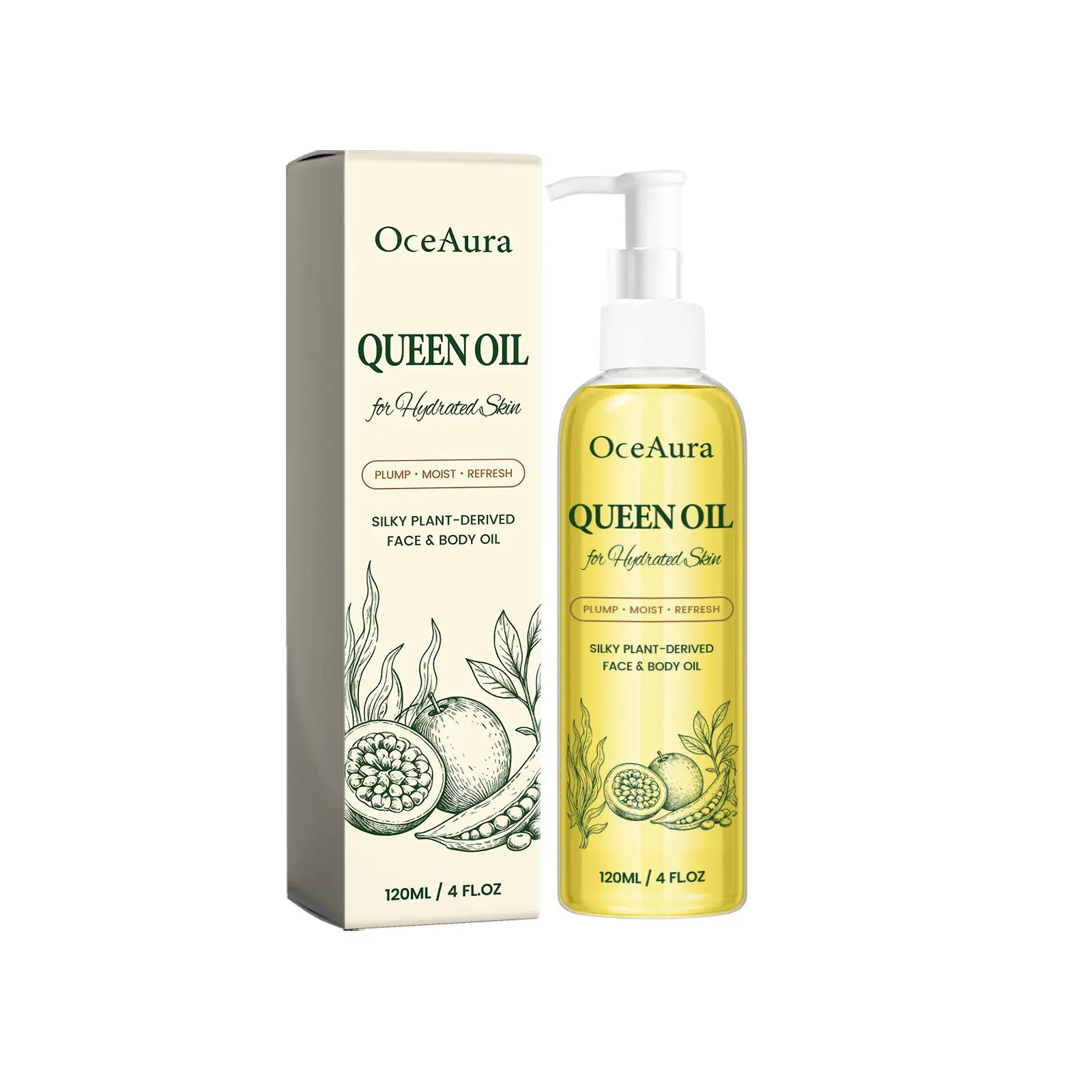 Lightweight Botanical Face Body Oil