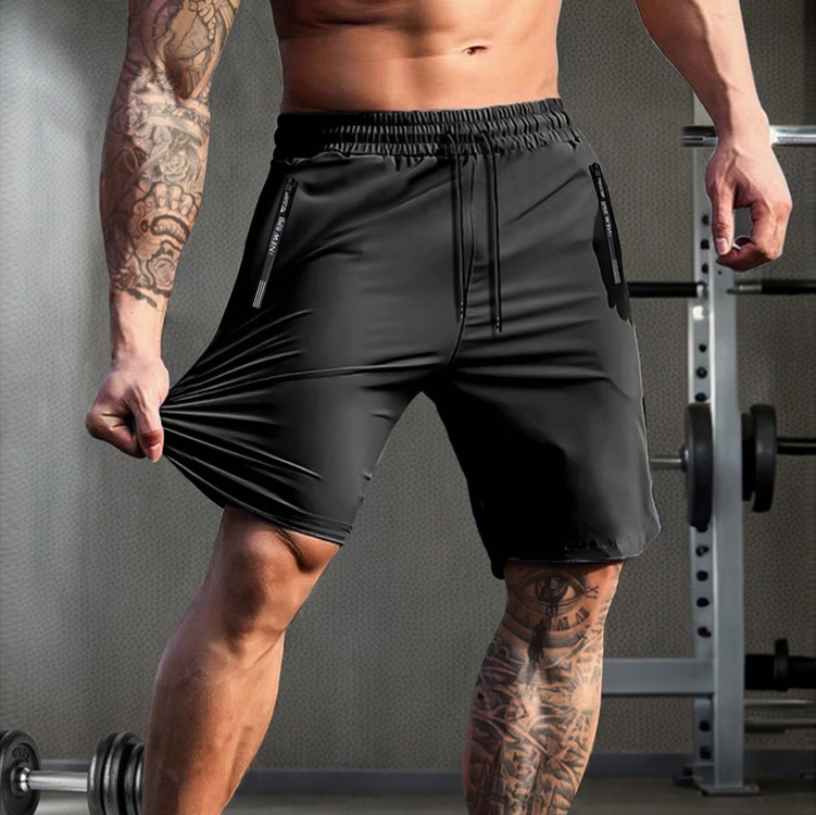 Breathable Loose-fitting Fitness Workout Shorts