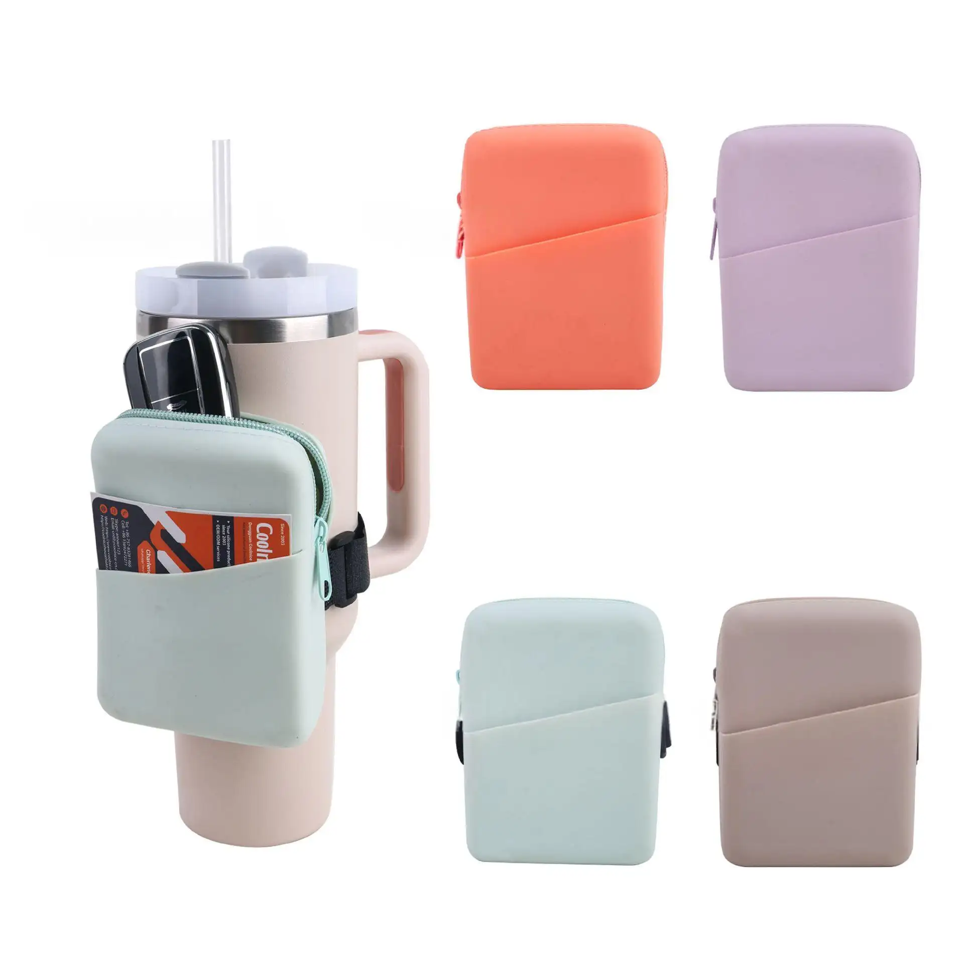 Silicone Water Cup Handle Protector Cover