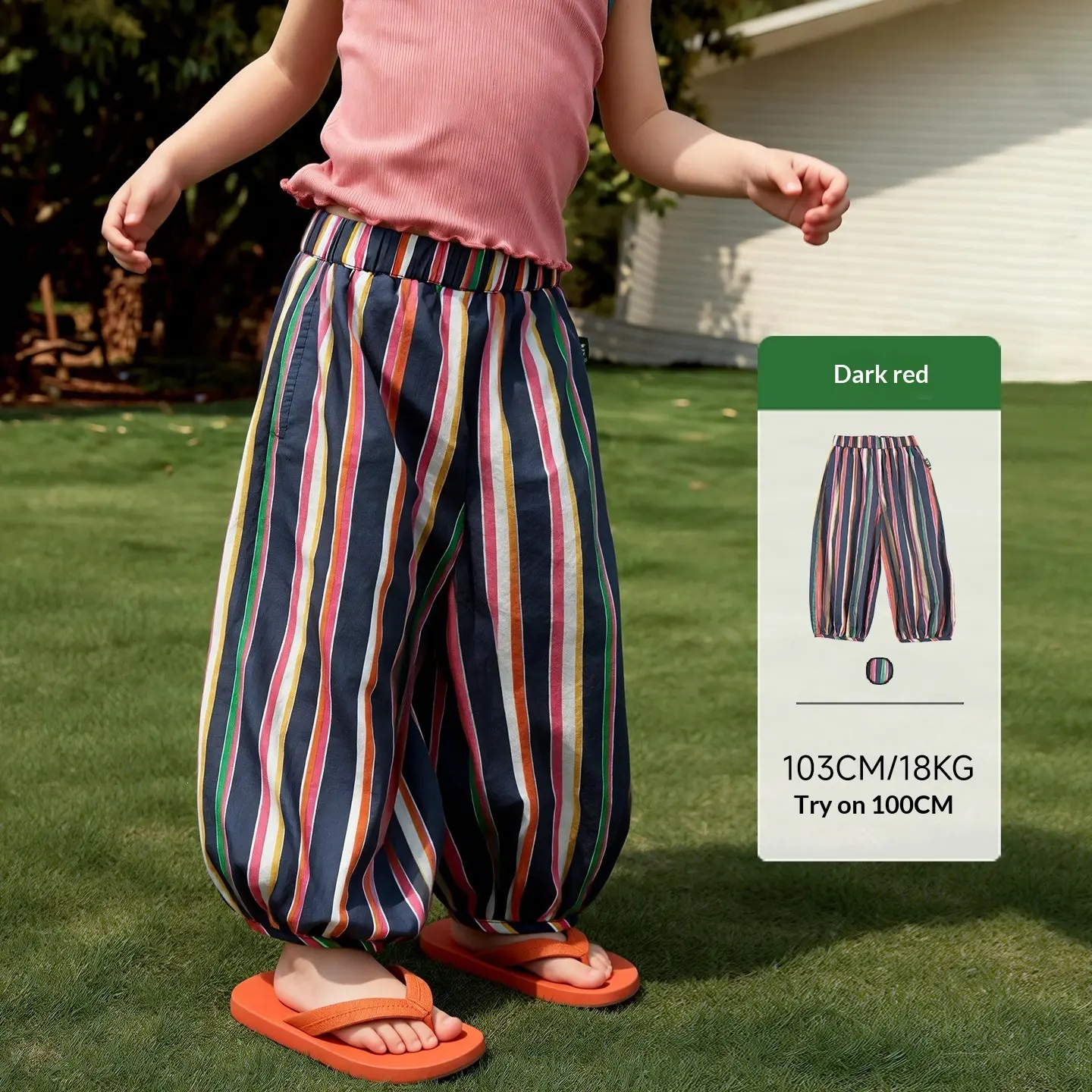 Arrival Childrens Color-Block Striped And Polka-Dot Anti-Mosquito