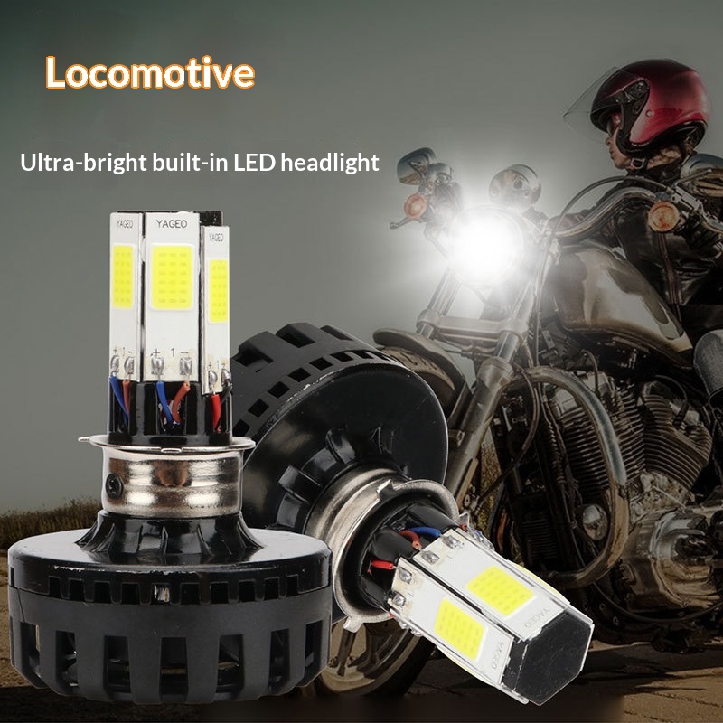 Ultra-bright Motorcycle Headlight With High- And Low-beam Functions