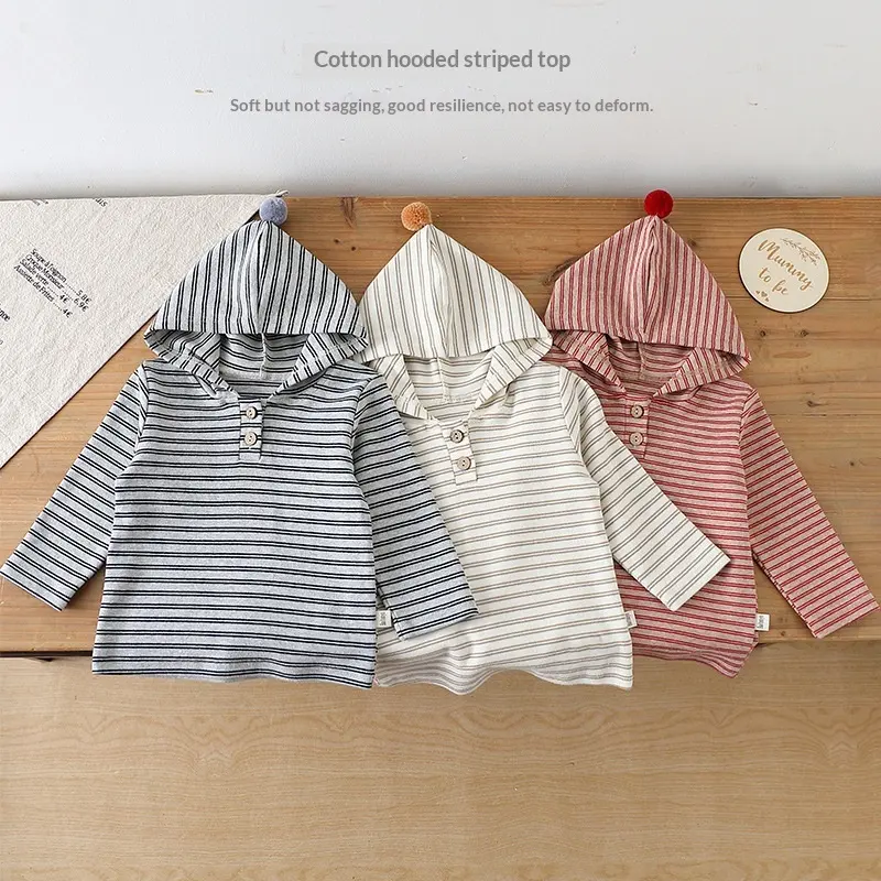 Long Sleeve Striped Bottoming Shirt Children's A
