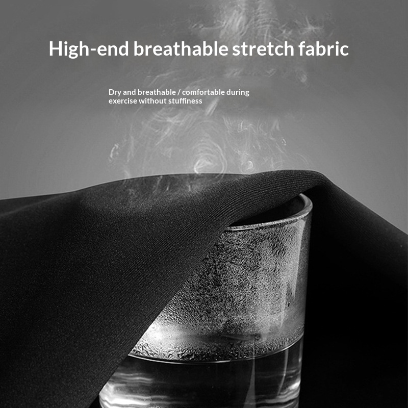 Mens Quick-Drying Breathable High-Performance Fitness Set