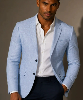 Remnant Men’s Printed Double-Button Blazer — XZEK6G24G4H41H