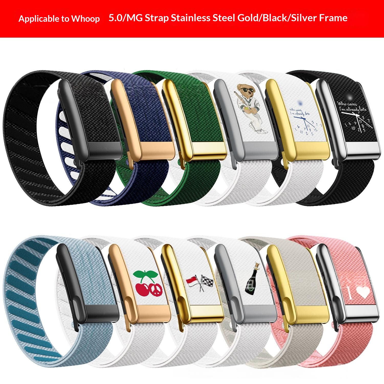 Nylon Braided Strap Sporty And Breathable Replacement Band