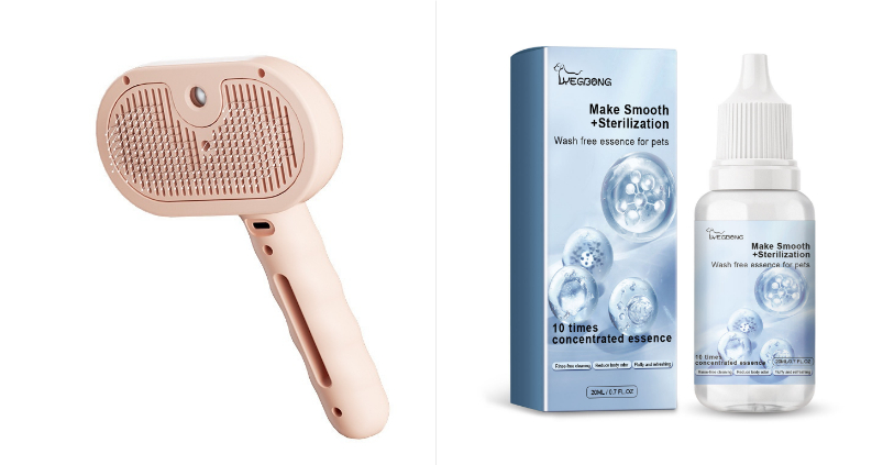 Pets Spray Hair Comb Pet Hair Remover Cleaning Brush Cats Grooming Dog Accessories Tools Dematting Water Mist Humidifier Comb Pet Supplies - view 14