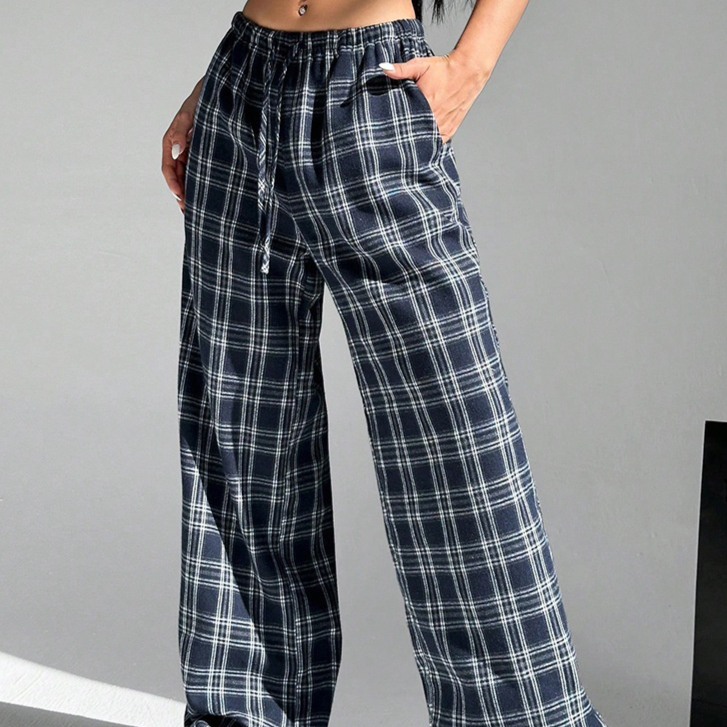 Womens Casual Versatile Loose-fitting Trousers