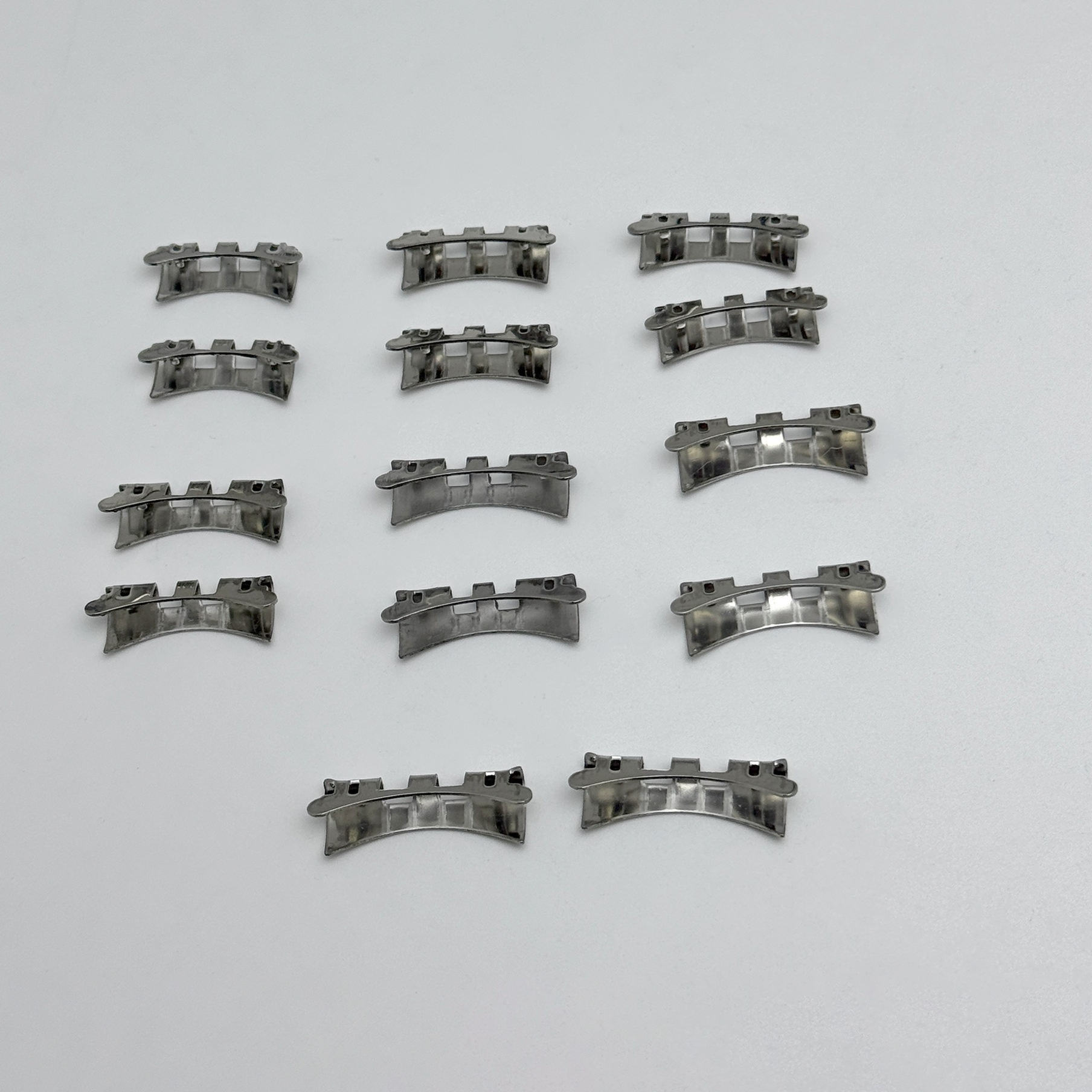 Stainless Steel Curved-Edge Watch Strap Adapter