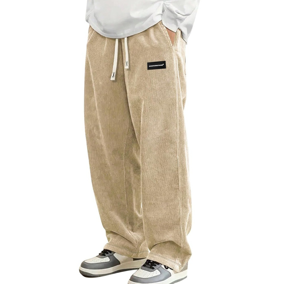 Corduroy Straight-leg Wide-leg Casual Pants