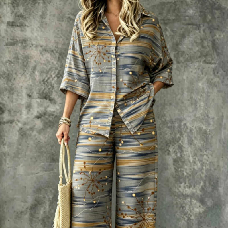 Shirt Set With Digital