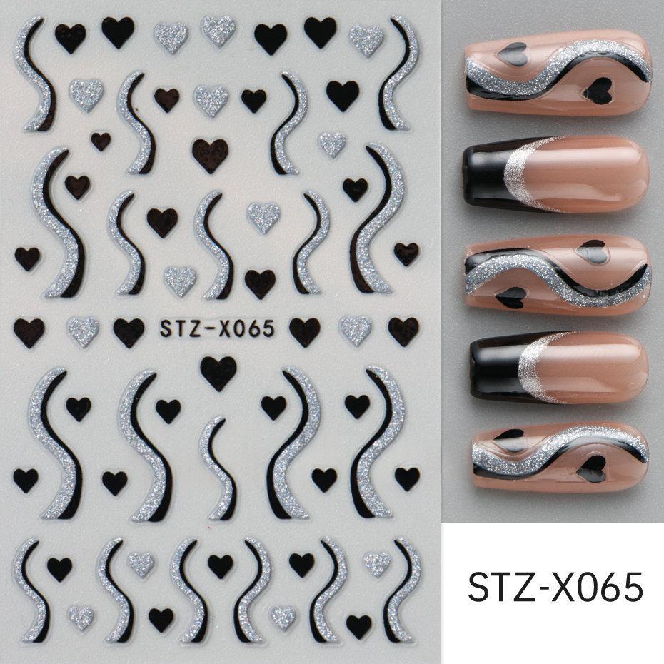 Nail Art Irregular Line Designs