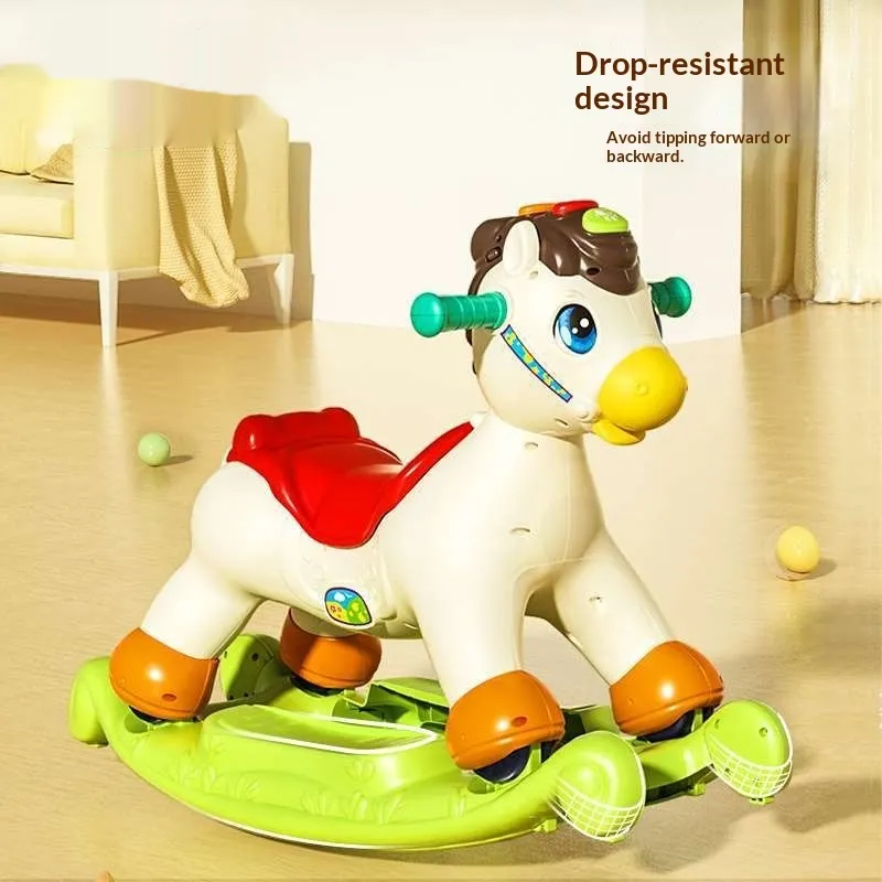 Childrens Happy Rocking Horse Birthday Gift Toy