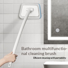 Detachable Bathtub Brush Multi-purpose Wall And Tile Scrubber Long-handled Window Cleaner Floor Dirt-removal Brush