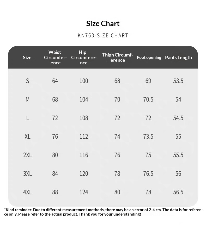 Size chart - Retro Ink-Splatter Wide-Leg Denim Capri Pants for Women