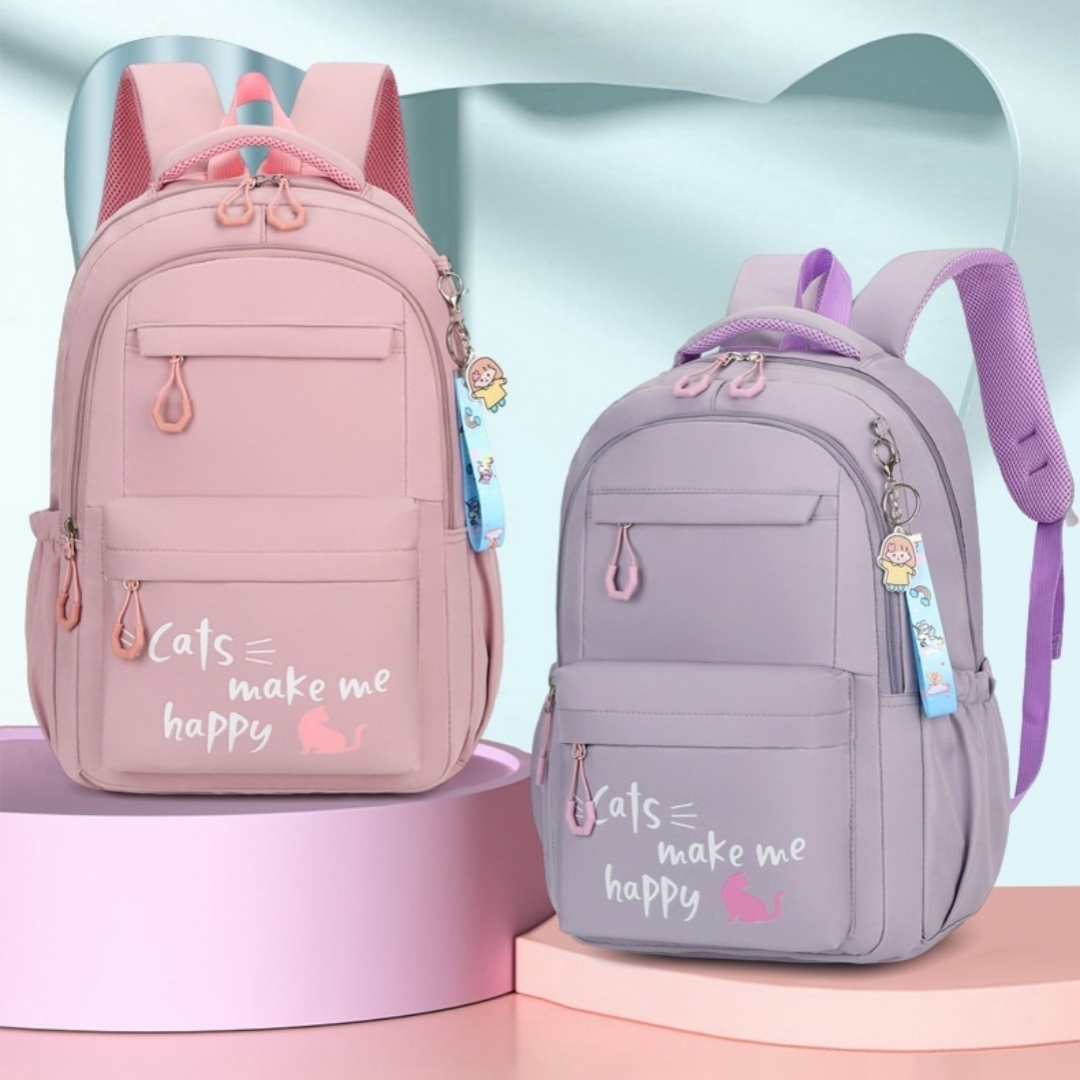Large-capacit Instagram-style Minimalist Waterproof And Spine-protecting Backpack