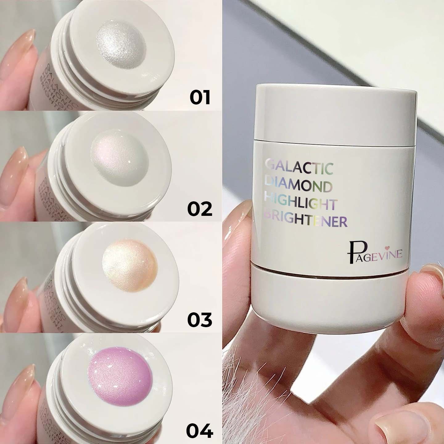 Pearlescent Fine-shimmer Highlighter Liquid
