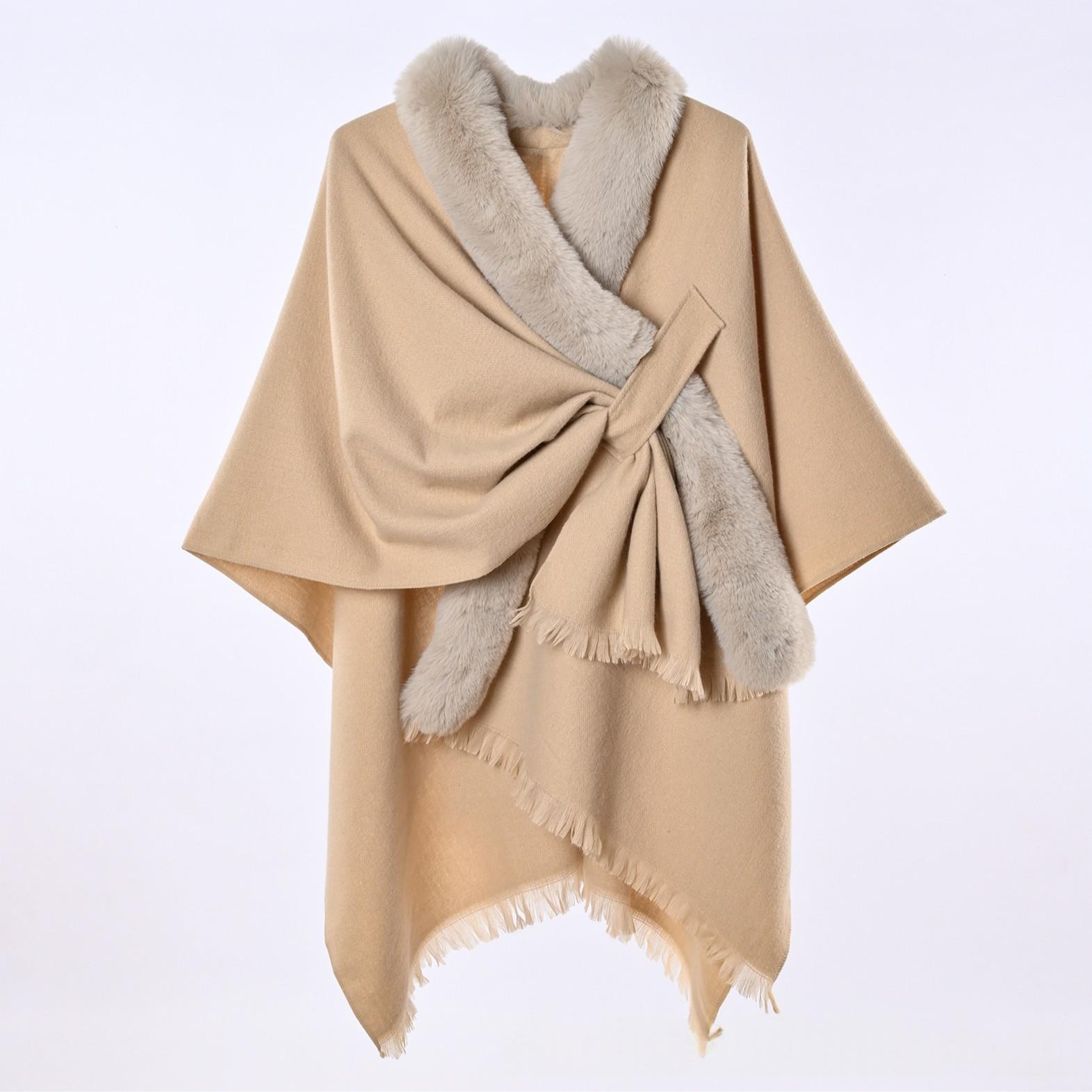 Warm And Warm Straps Shawl And Cloak