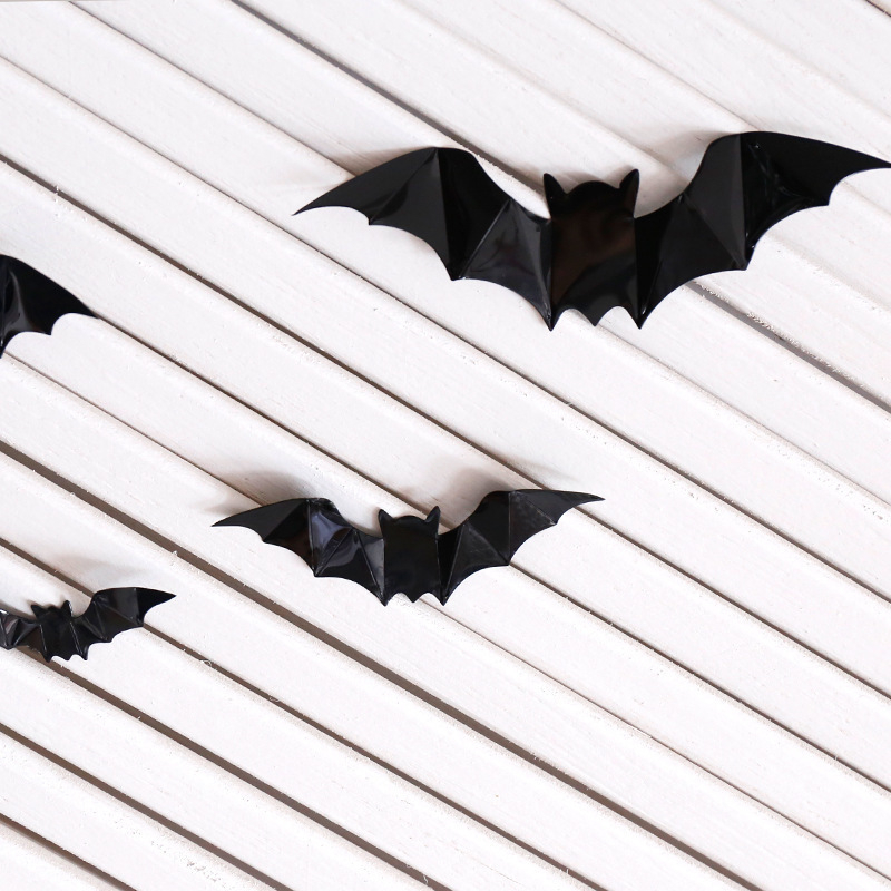 Halloween 3D Bat Self-Adhesive Sticker everydayshopit media