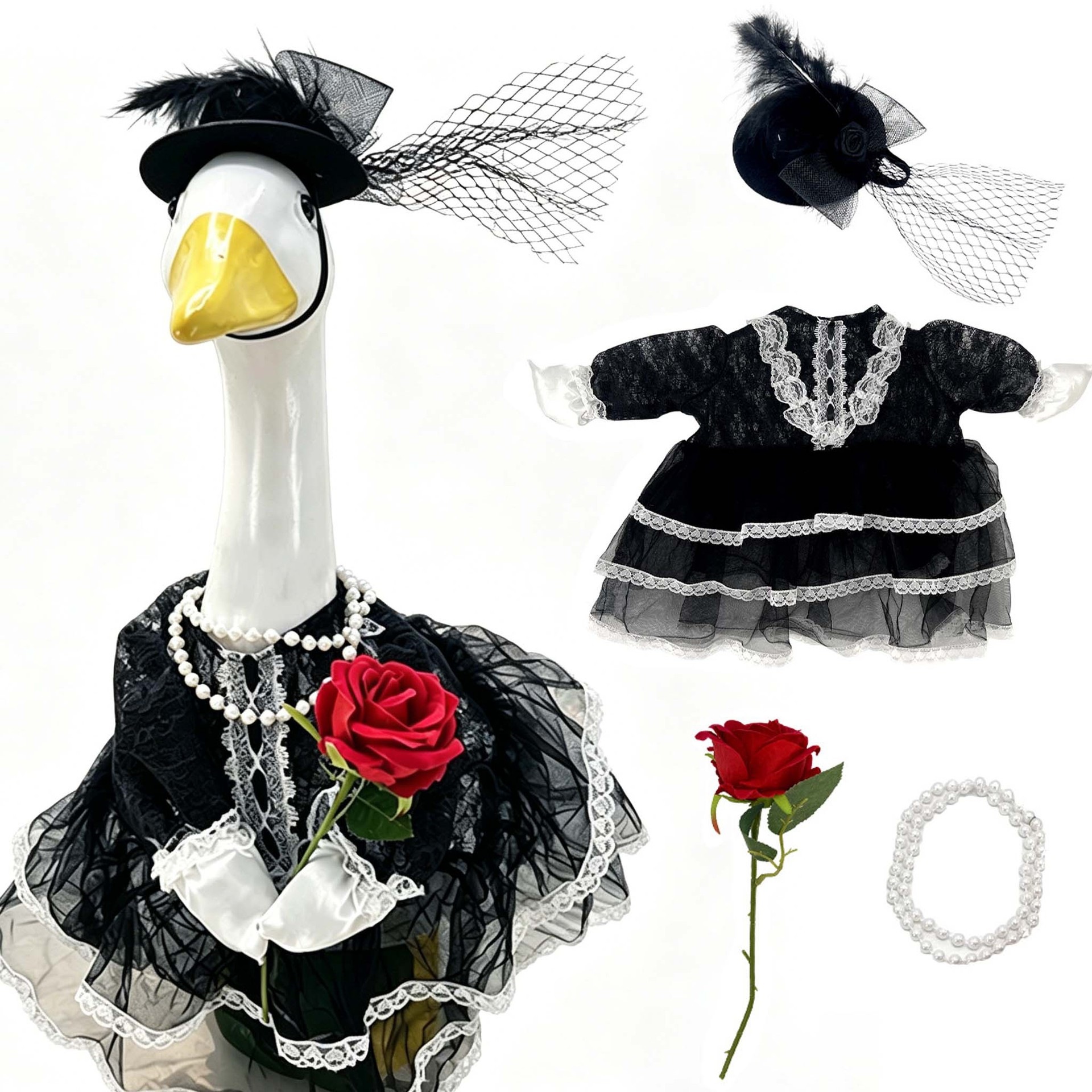 Decorative Courtyard Goose New-arrival Gardener Clothing Set
