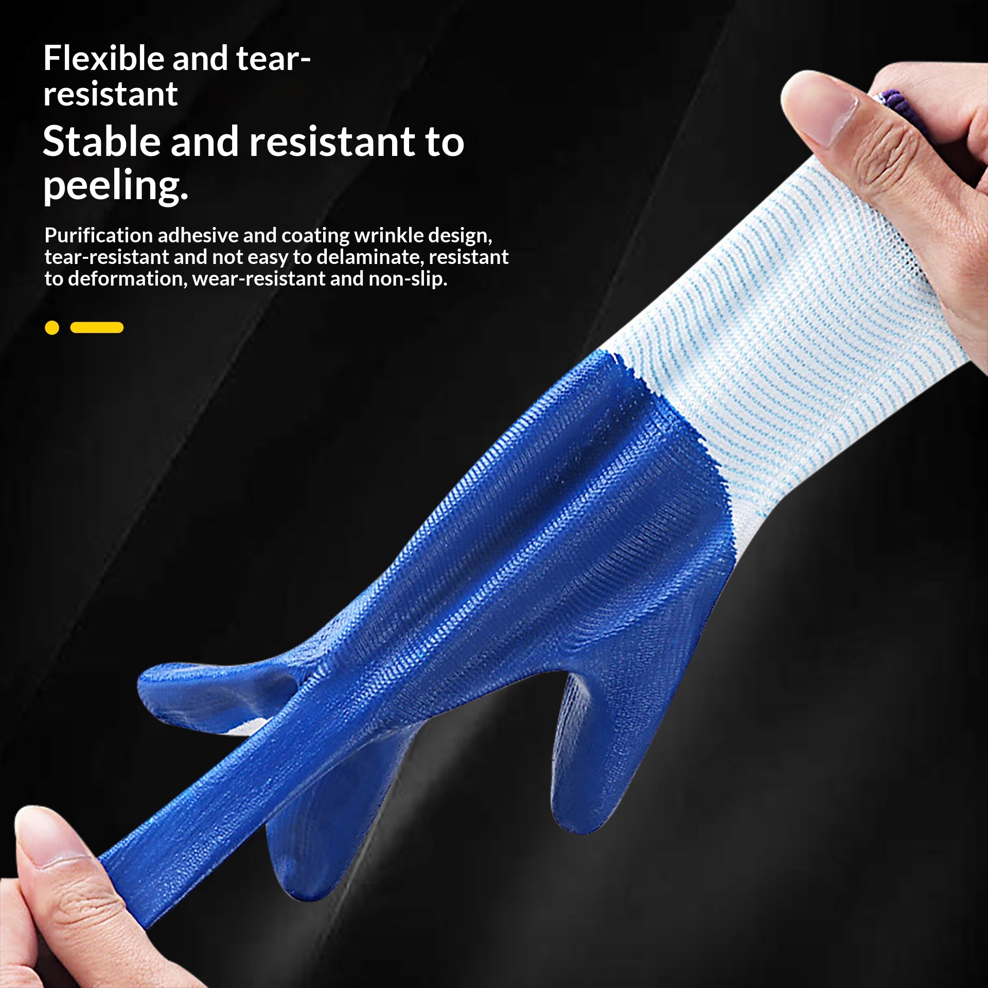 Abrasion-resistant Non-slip Nitrile Safety Gloves
