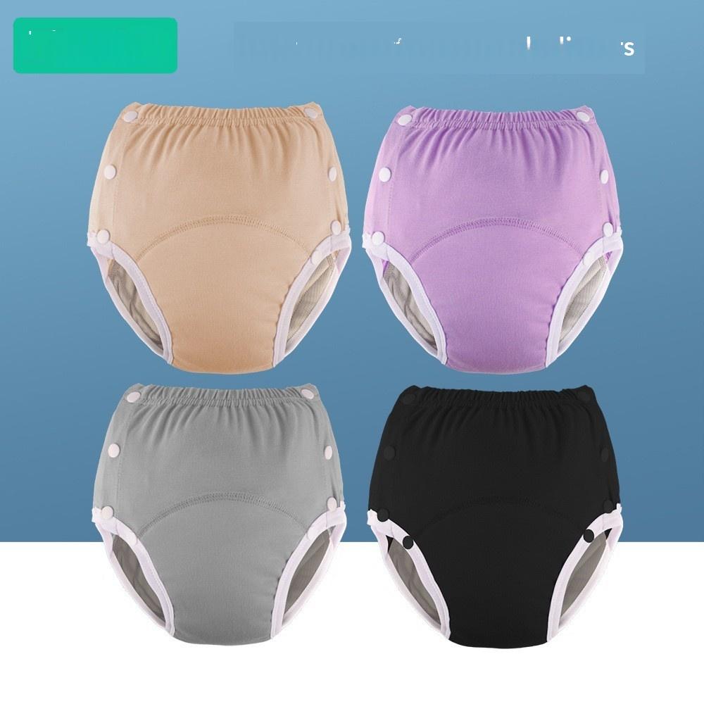 Cotton Incontinence Cloth Diapers Cotton Underwear Washable