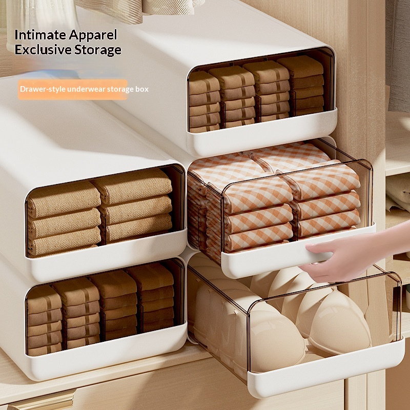 Drawer-style Household Underwear Storage Box