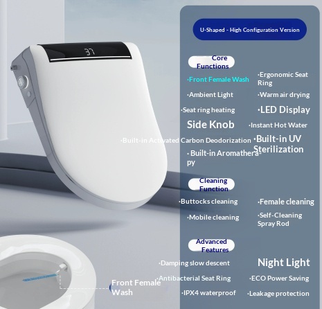 Abattant WC intelligent — Couvercle motorisé U et V 6