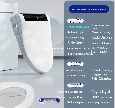 Abattant WC intelligent — Couvercle motorisé U et V 1