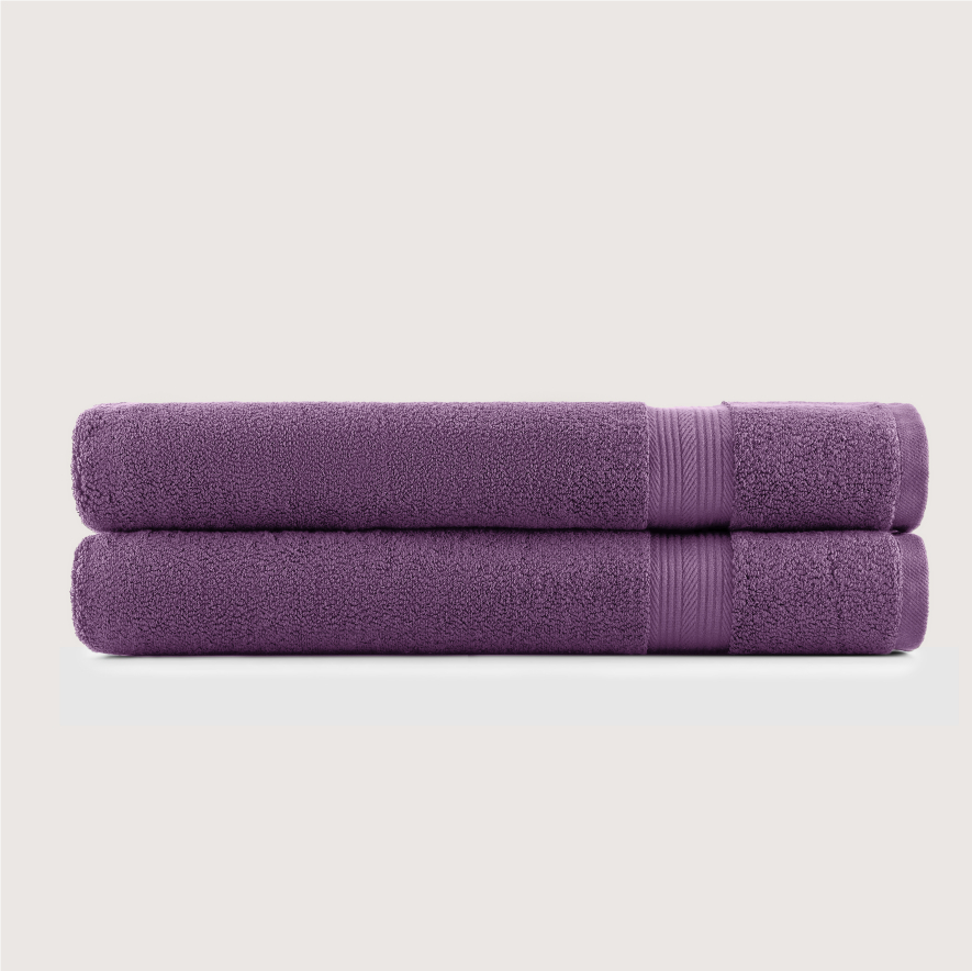 Serviette de bain unie en coton en gros – turquoise, 95 × 170, 10 pièces