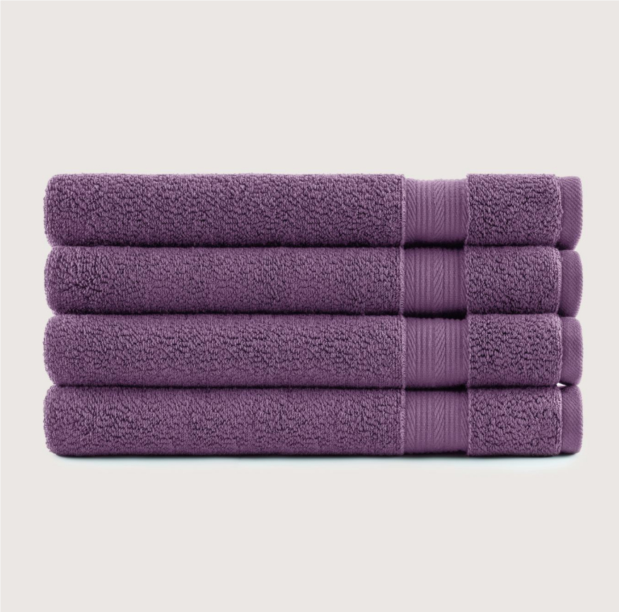 Serviette de bain unie en coton en gros – turquoise, 95 × 170, 10 pièces