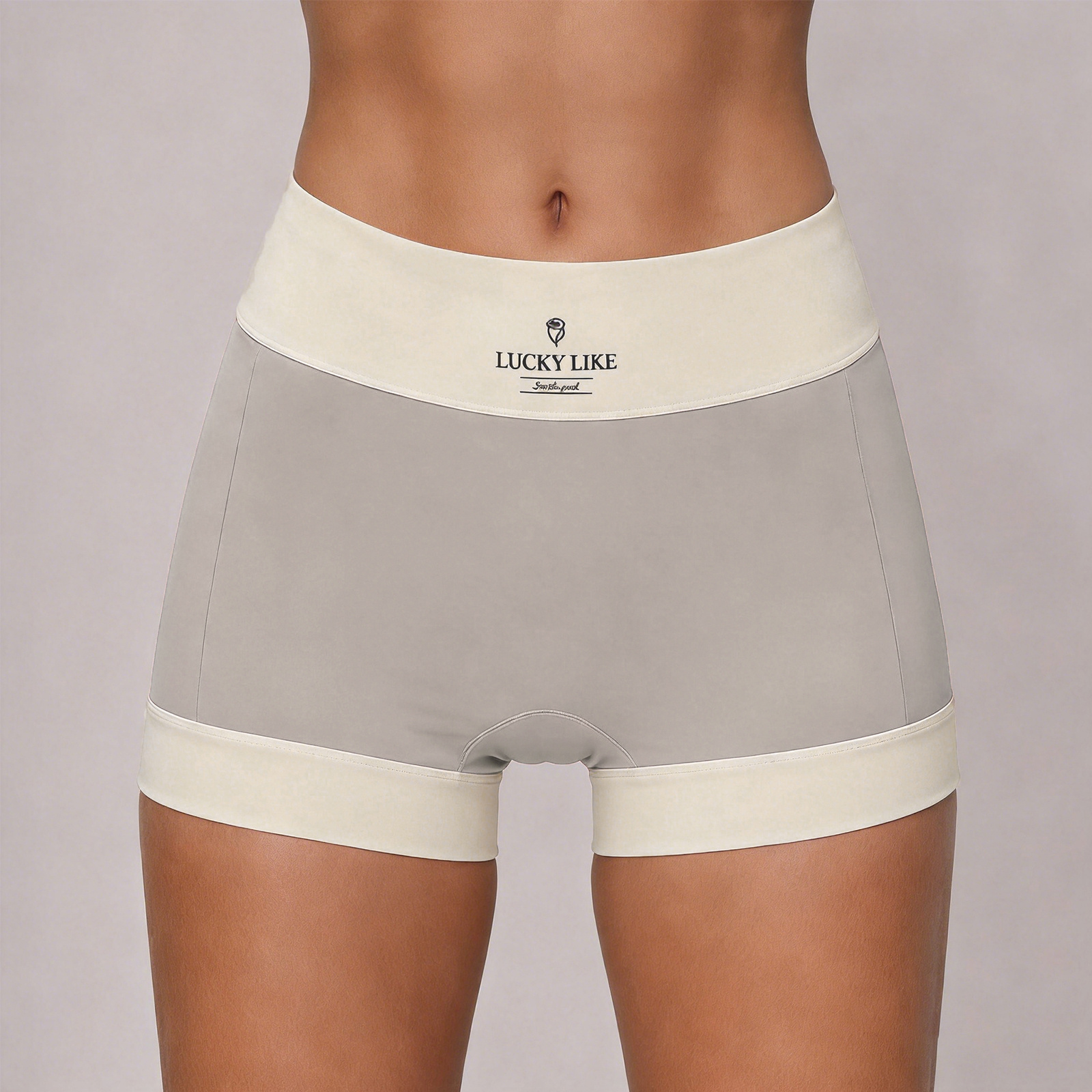 Shorty gainant femme taille haute sans coutures