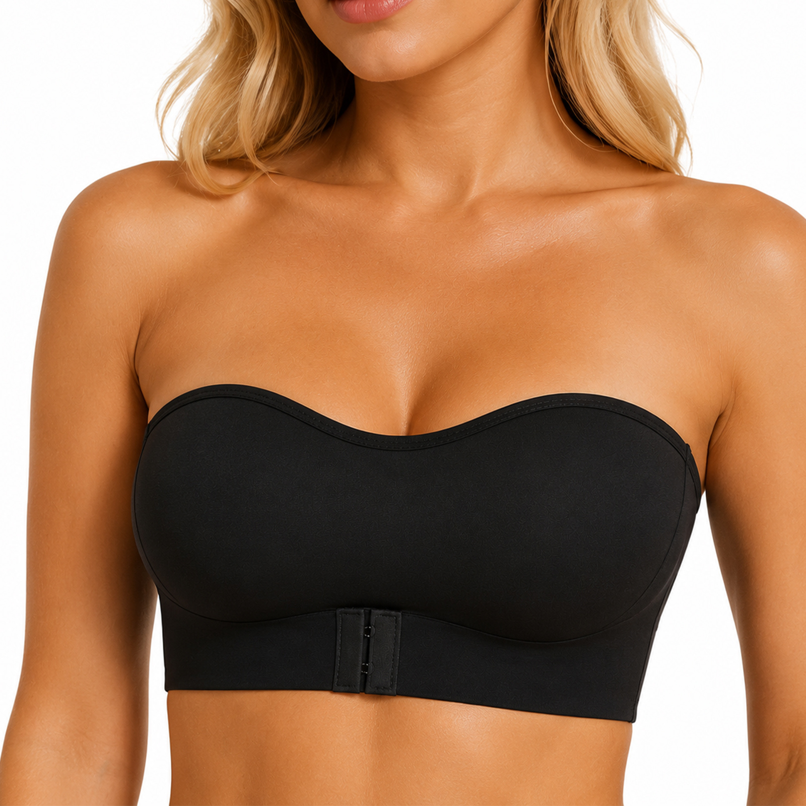 Soutien-gorge bandeau sans bretelles antidérapant