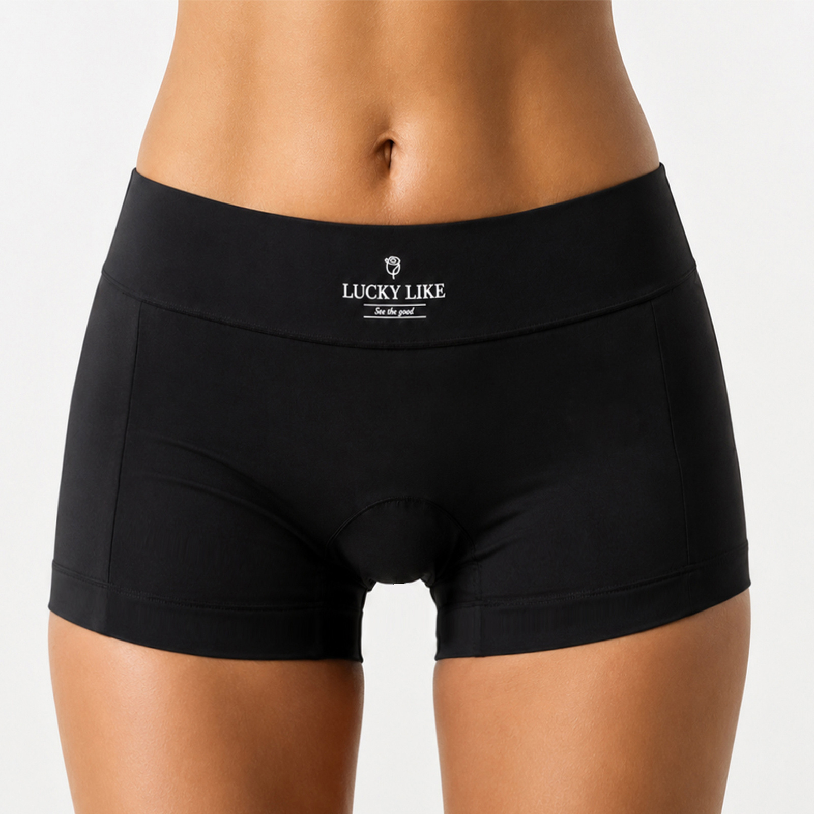 Shorty gainant femme taille haute sans coutures