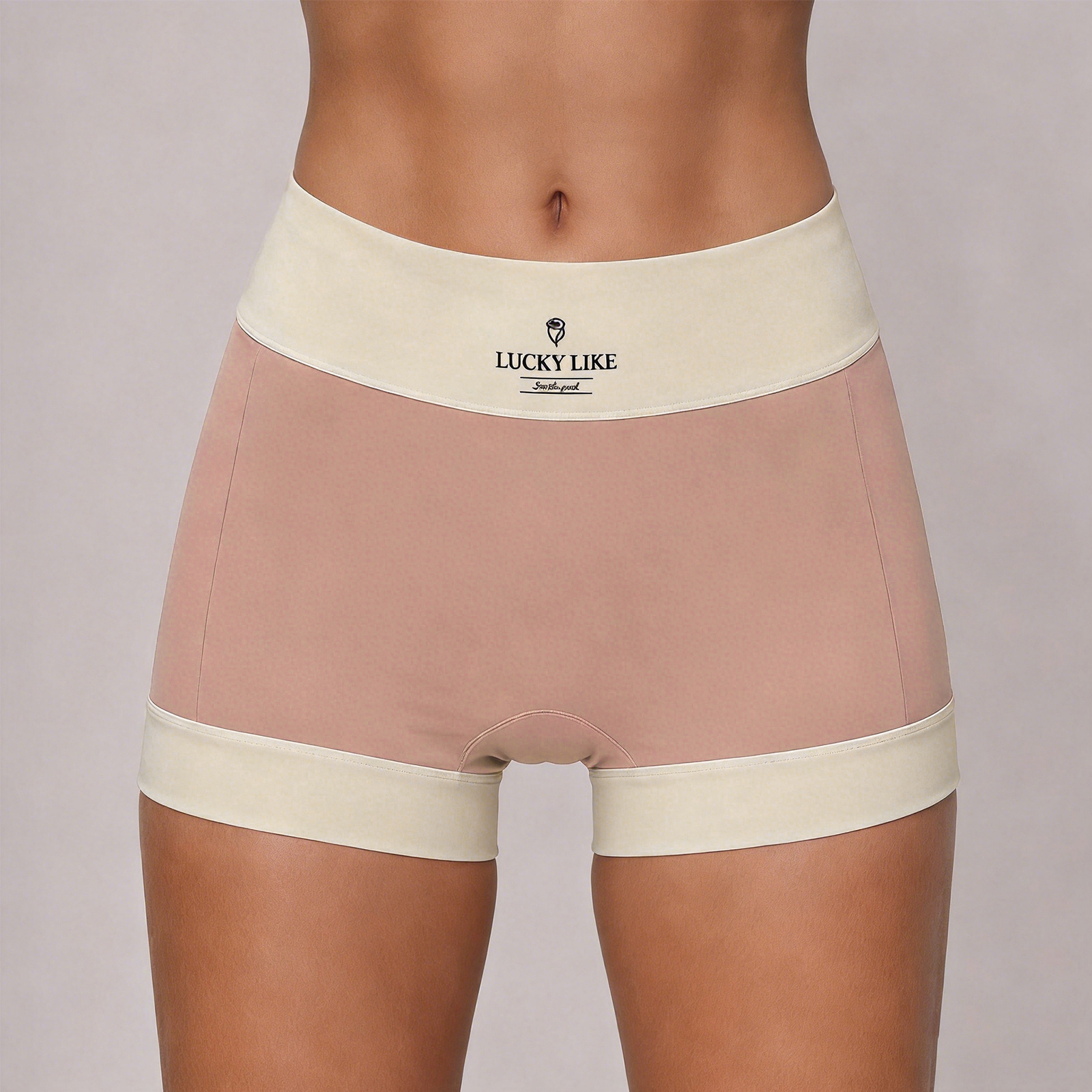 Shorty gainant femme taille haute sans coutures