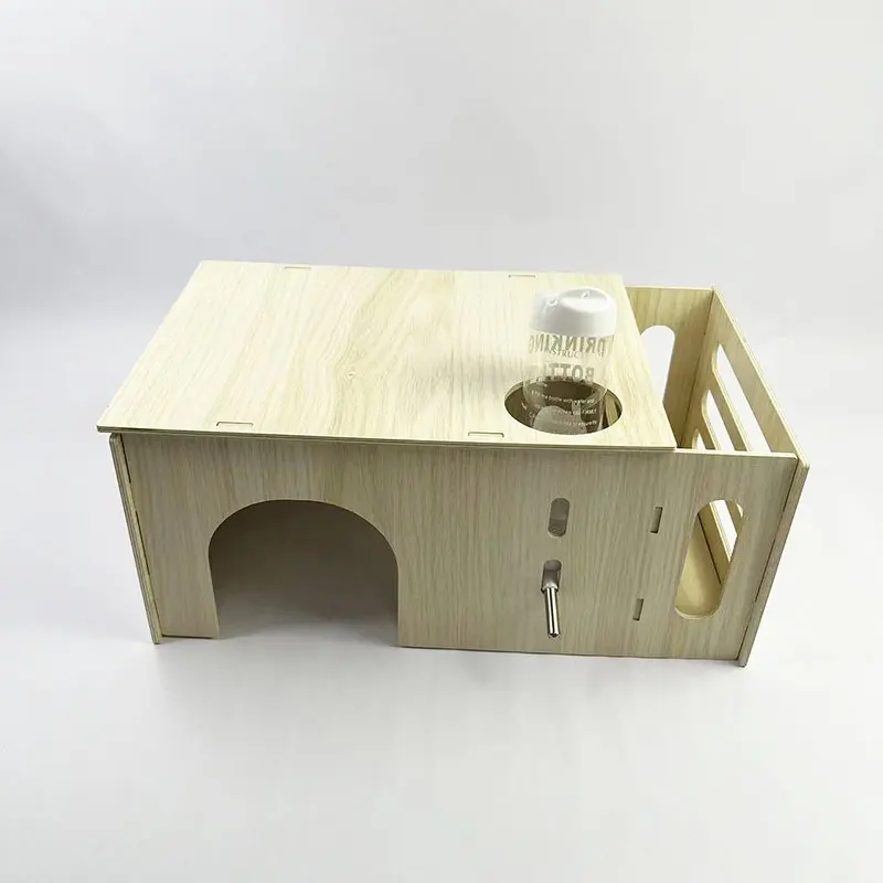 Totoro Solid Wood Nest Rabbit Guinea Pig
