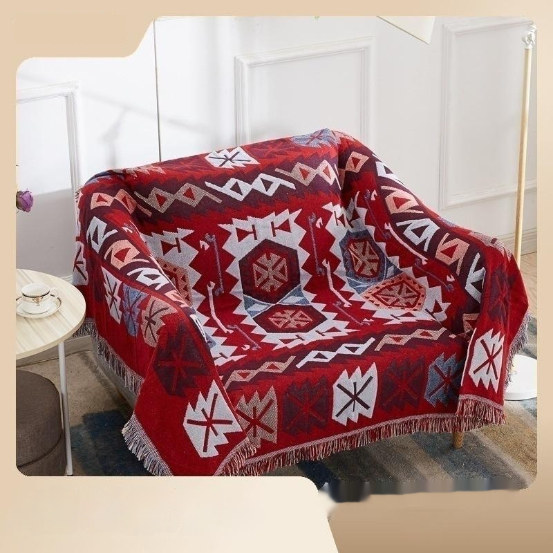 Geometric Tablecloth and Throw Blanket, picture 3 of 3