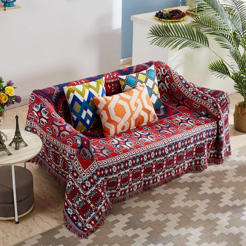 Geometric Tablecloth and Throw Blanket, picture 2 of 3