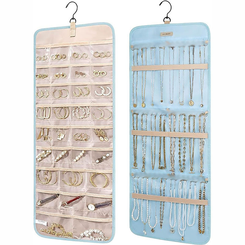 Double-sided Jewelry Large Capacity Jewellery Pouch