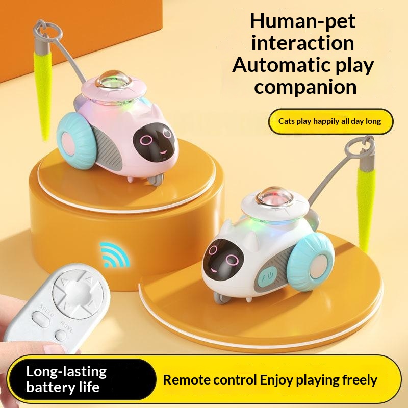 Smart Racing Car Remote-Controlled Electric Cat Toy