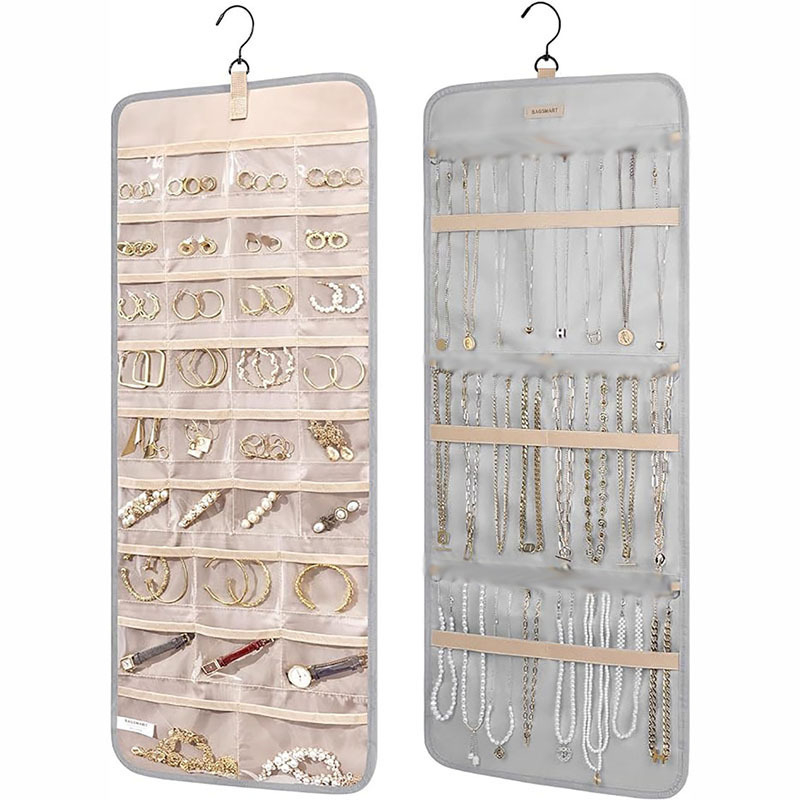 Double-sided Jewelry Large Capacity Jewellery Pouch