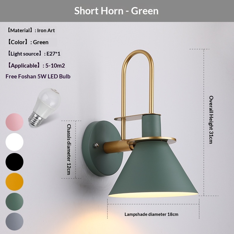 Macaron-Style Bedside Table Lamp, picture 8 of 9