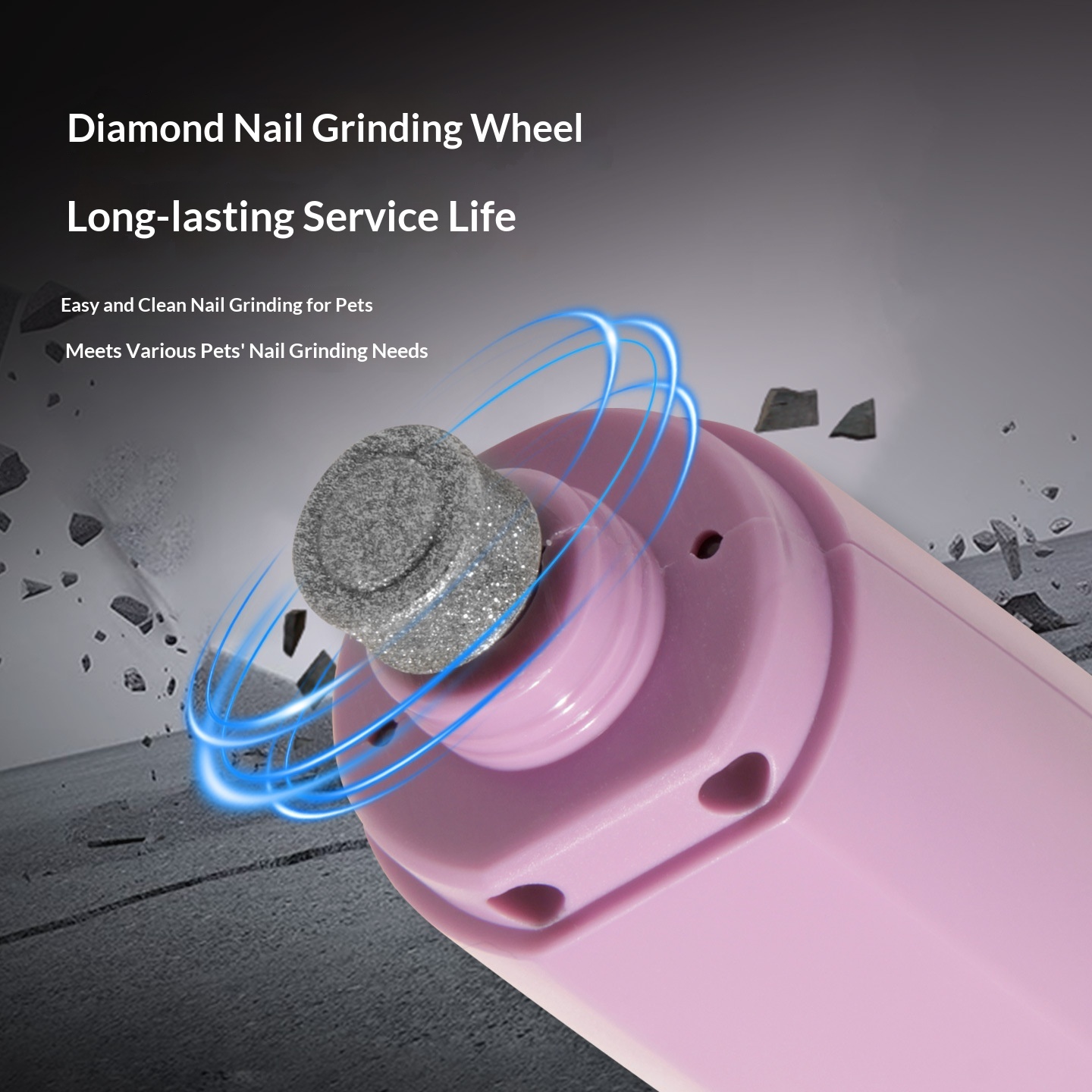Pet Nail Pro – Lime électrique 6 vitesses
