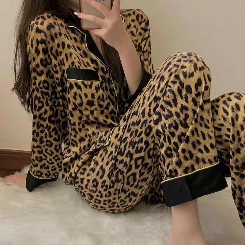 Long-sleeve Thin Instagram-style Casual And Comfortable Loungewear Set