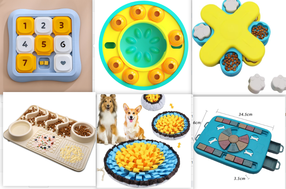 Anti-schrokhondenkom en intelligentieverhogend puzzelspeelgoed – blauw