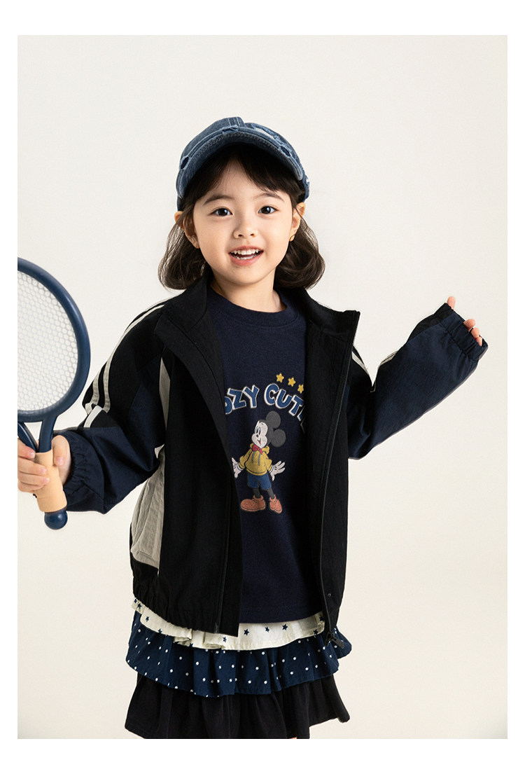 Fashion Mesh Color-block Lightweight Windproof Trendy Top