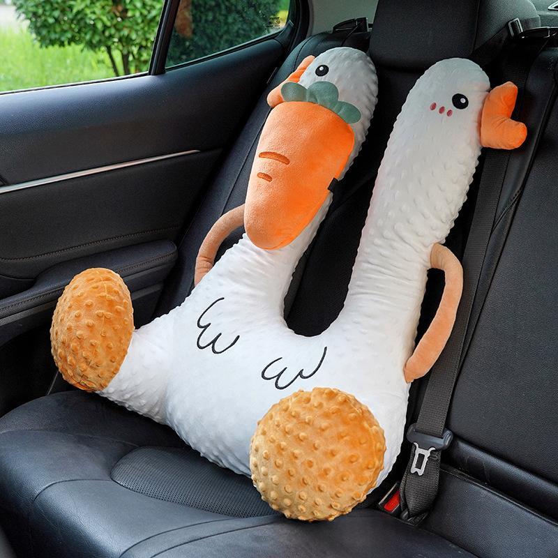 Bubble Velvet Car Pillow Backrest CushionSleepenhancing Gadget For The Car