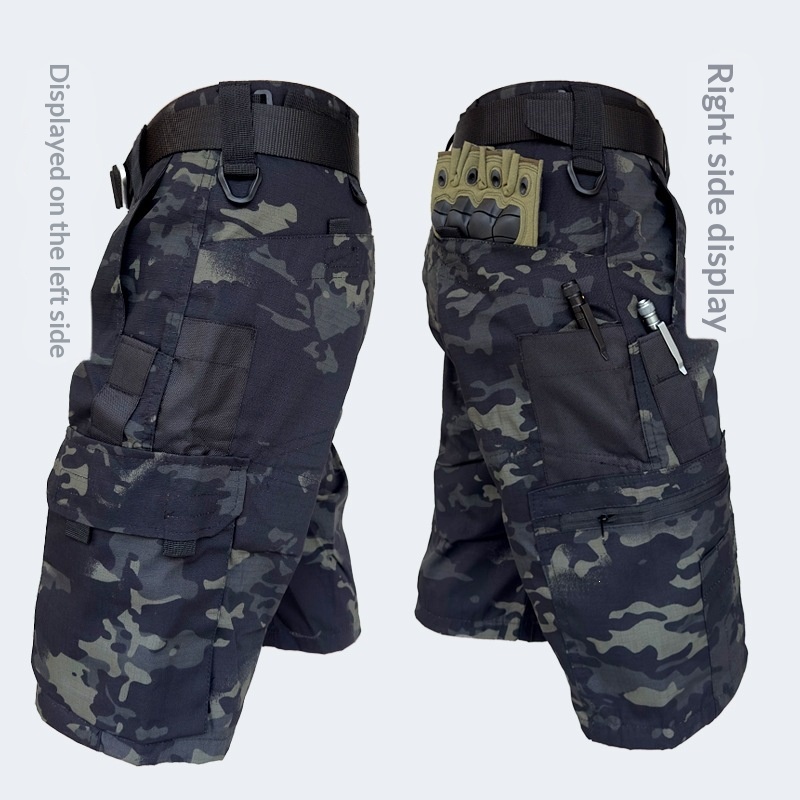 Tactical Military Fan Shorts Mens Outdoor Breathable Durable Camouflage Shorts